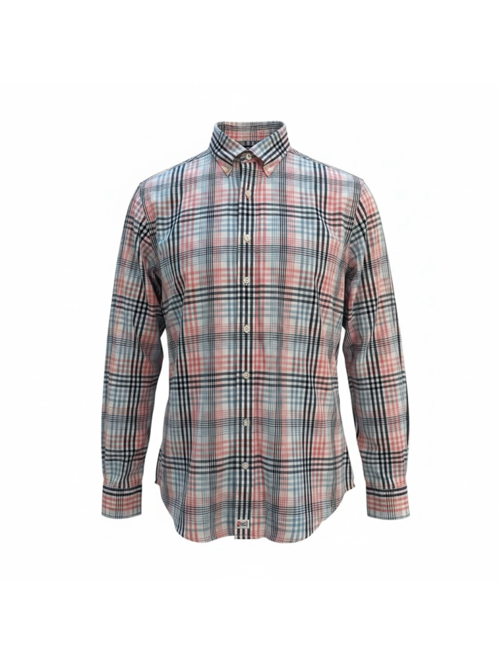 Men's Vineyard Vines Slim Fit Murray Shirt XL Pink Blue Plaid Button Down